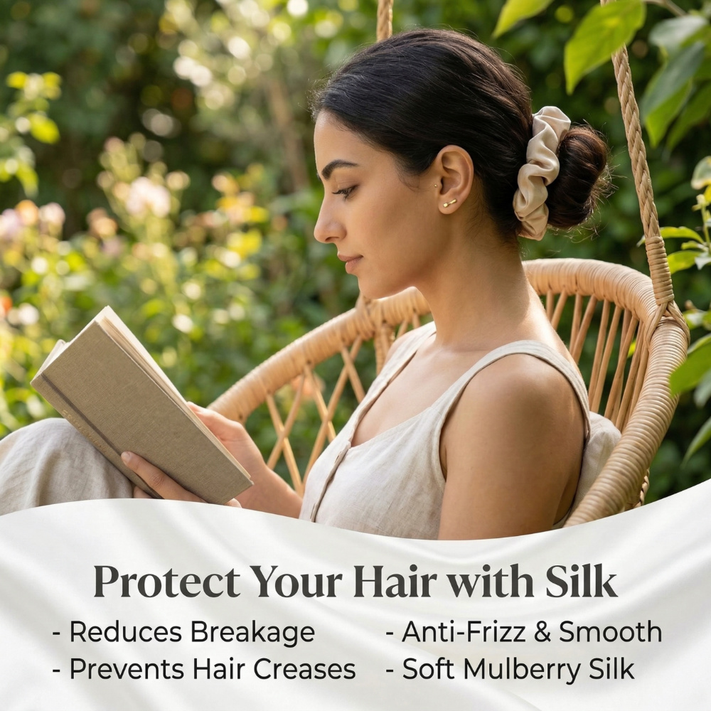 silk scrunchies lifestyle