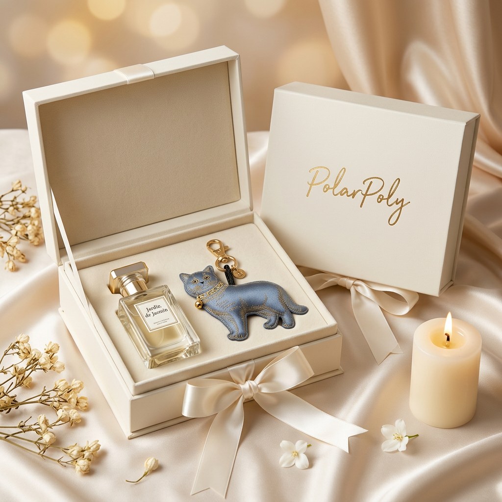 香水+白色小猫挂件